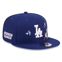 Men's New Era Royal Los Angeles Dodgers Looney Tunes Lola Bunny 9FIFTY Snapback Hat