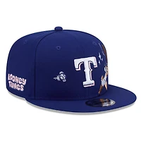 Men's New Era Royal Texas Rangers Looney Tunes Lola Bunny 9FIFTY Snapback Hat