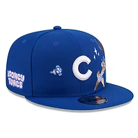 Men's New Era Royal Chicago Cubs Looney Tunes Lola Bunny 9FIFTY Snapback Hat