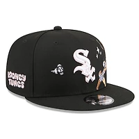 Men's New Era Black Chicago White Sox Looney Tunes Lola Bunny 9FIFTY Snapback Hat
