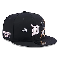 Men's New Era Navy Detroit Tigers Looney Tunes Lola Bunny 9FIFTY Snapback Hat