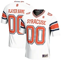 Youth GameDay Greats White Syracuse Orange NIL Pick-A-Player Lightweight Football Jersey