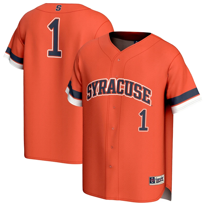 Youth GameDay Greats Orange Syracuse Lightweight Baseball Jersey
