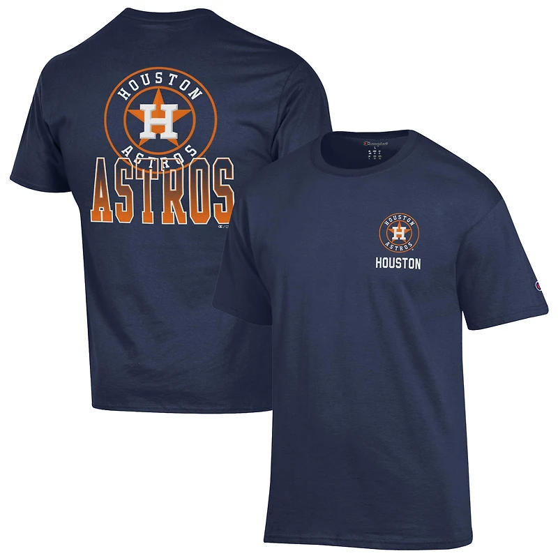 Men's Champion Navy Houston Astros Jersey T-Shirt