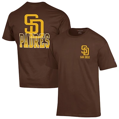 Men's Champion  Brown San Diego Padres Jersey T-Shirt