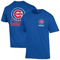 Men's Champion  Royal Chicago Cubs Jersey T-Shirt