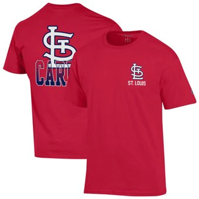 Men's Champion Red St. Louis Cardinals Jersey T-Shirt