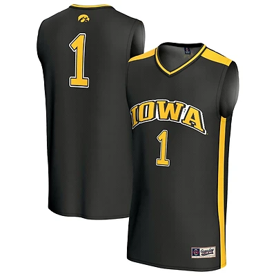 Unisex GameDay Greats #1 Black Iowa Hawkeyes Lightweight Basketball Jersey