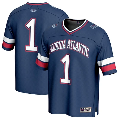 Youth GameDay Greats #1 Navy Florida Atlantic Owls Lightweight Football Jersey