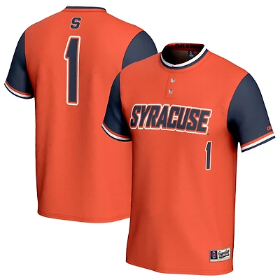 Youth GameDay Greats #1 Orange Syracuse Lightweight Softball Jersey