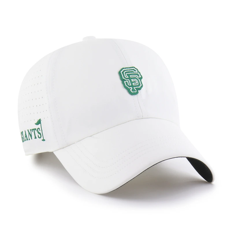 Men's '47 White San Francisco Giants Elevated Greens Clean Up Adjustable Hat