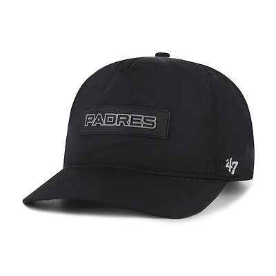 Men's '47 Black San Diego Padres Quiet Outdoors Hitch Adjustable Hat