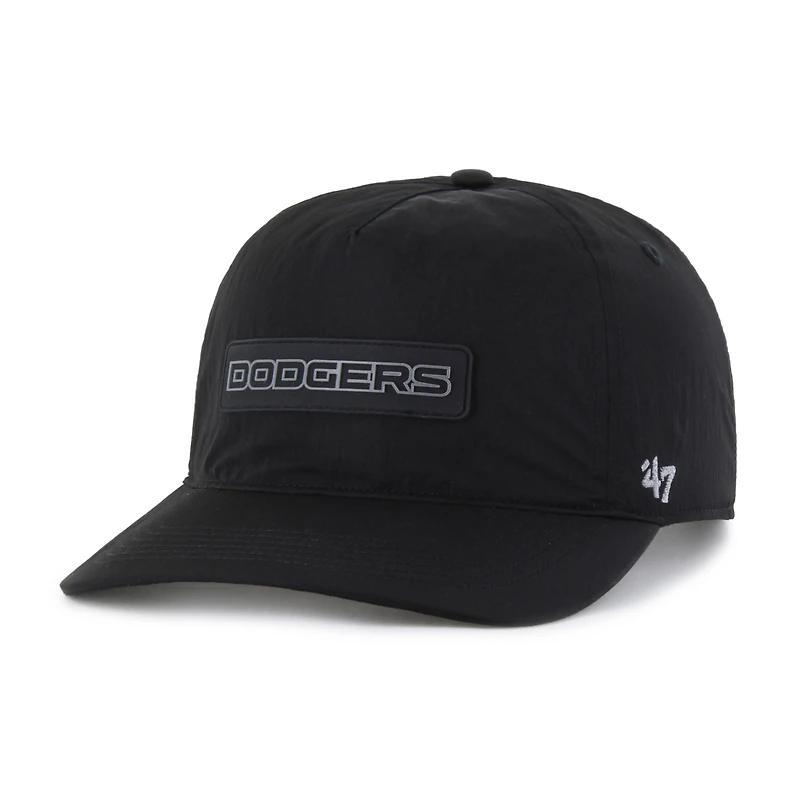 Men's '47 Black Los Angeles Dodgers Quiet Outdoors Hitch Adjustable Hat