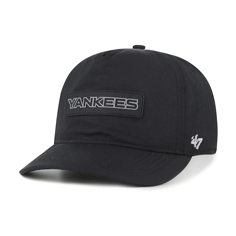 Men's '47 Black New York Yankees Quiet Outdoors Hitch Adjustable Hat