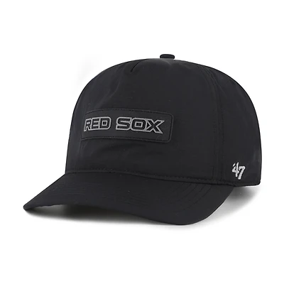 Men's '47 Black Boston Red Sox Quiet Outdoors Hitch Adjustable Hat