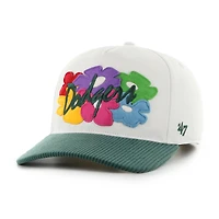 Men's '47 White/Green Los Angeles Dodgers Flora Gallery Hitch Adjustable Hat