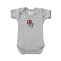 Infant Chad & Jake Heather Gray Georgia Bulldogs Personalized Bodysuit