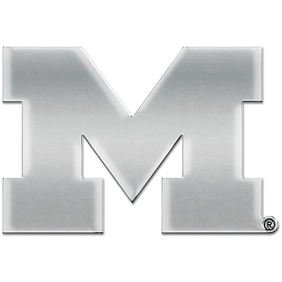 WinCraft Michigan Wolverines Chrome Auto Emblem