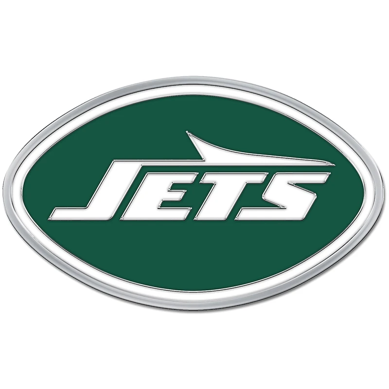 WinCraft New York Jets Colored Chrome Auto Emblem