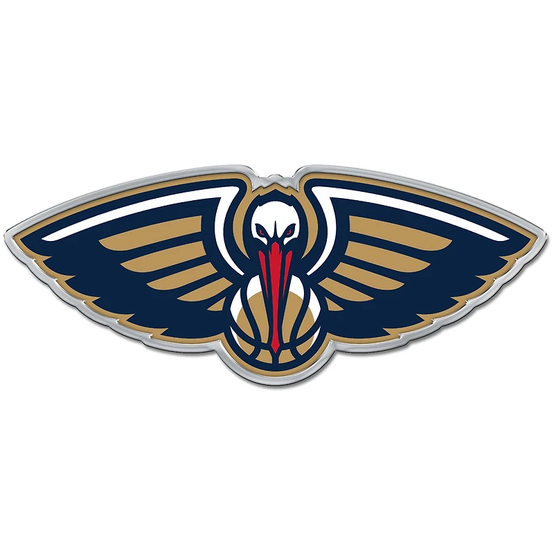 WinCraft New Orleans Pelicans Colored Chrome Auto Emblem
