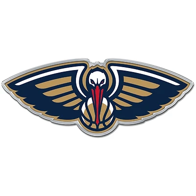 WinCraft New Orleans Pelicans Colored Chrome Auto Emblem