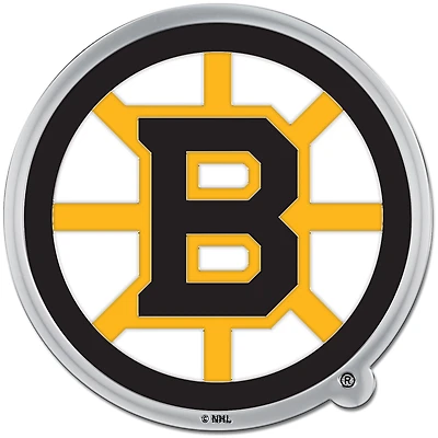 WinCraft Boston Bruins Colored Chrome Auto Emblem