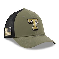 Men's New Era  Olive Texas Rangers 2026 Armed Forces Day 39THIRTY M-Crown Flex Hat