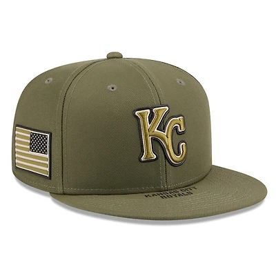 Men's New Era  Olive Kansas City Royals 2026 Armed Forces Day 59FIFTY Fitted Hat