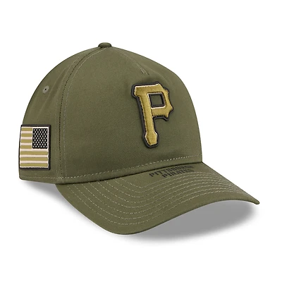 Men's New Era  Olive Pittsburgh Pirates 2026 Armed Forces Day 9TWENTY Adjustable Hat