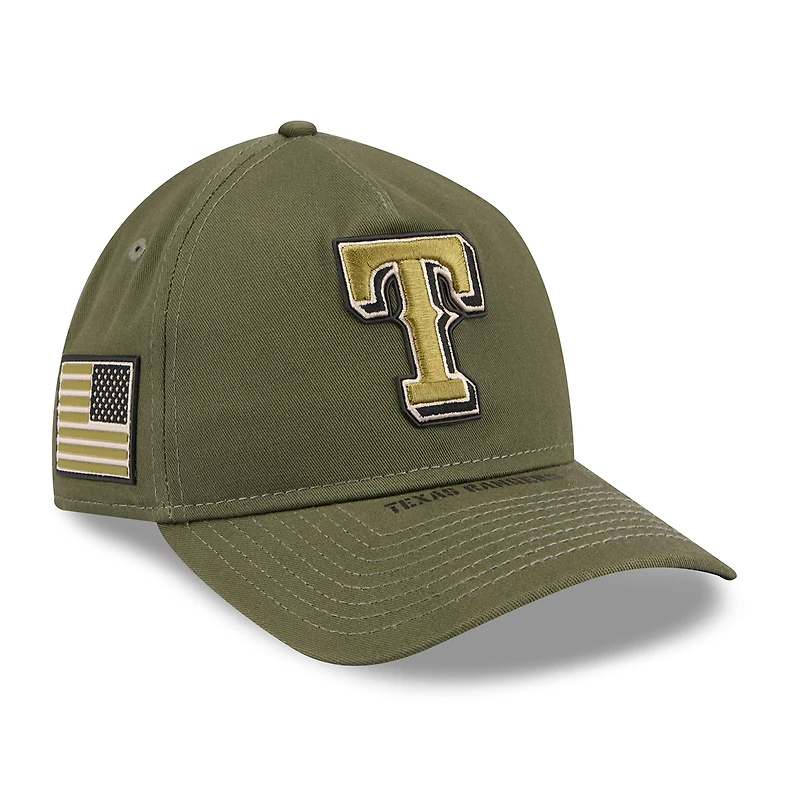Men's New Era  Olive Texas Rangers 2026 Armed Forces Day 9TWENTY Adjustable Hat