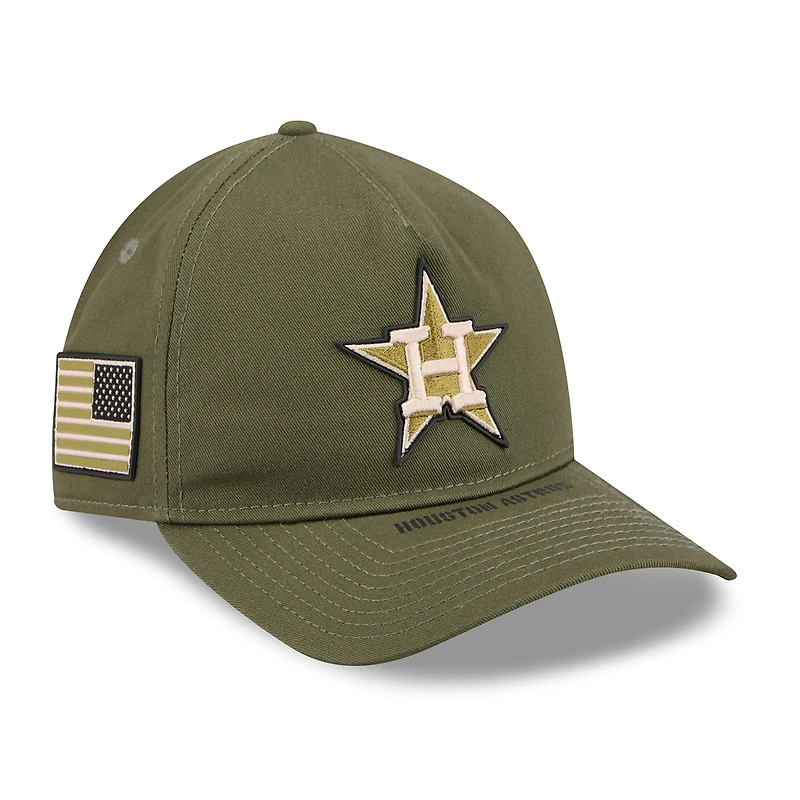 Men's New Era  Olive Houston Astros 2026 Armed Forces Day 9TWENTY Adjustable Hat