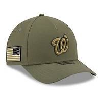Men's New Era  Olive Washington Nationals 2026 Armed Forces Day 9FORTY Adjustable Hat