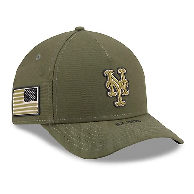 Men's New Era  Olive New York Mets 2026 Armed Forces Day 9FORTY Adjustable Hat
