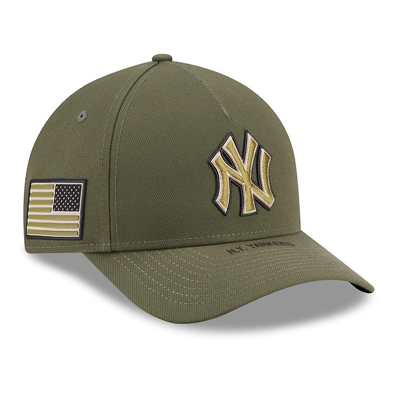Men's New Era  Olive New York Yankees 2026 Armed Forces Day 9FORTY Adjustable Hat