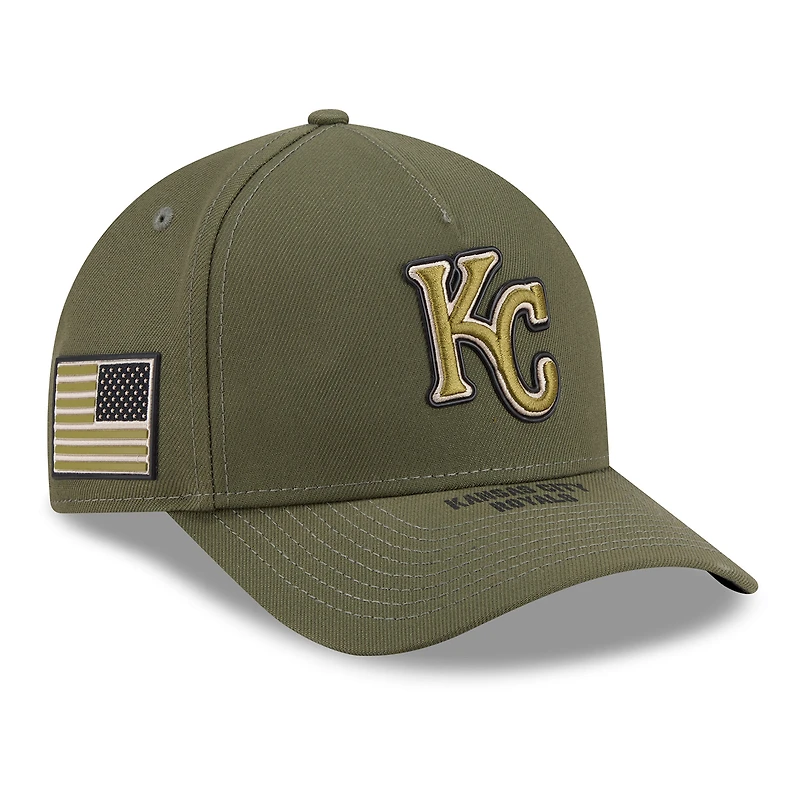 Men's New Era  Olive Kansas City Royals 2026 Armed Forces Day 9FORTY Adjustable Hat