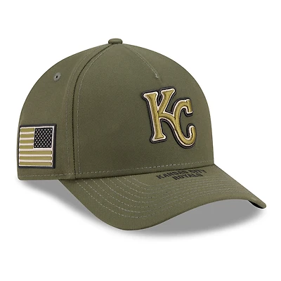 Men's New Era  Olive Kansas City Royals 2026 Armed Forces Day 9FORTY Adjustable Hat