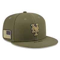 Men's New Era  Olive New York Mets 2026 Armed Forces Day 9FIFTY Snapback Hat