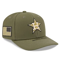 Men's New Era  Olive Houston Astros 2026 Armed Forces Day 9SEVENTY Adjustable Hat