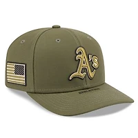 Men's New Era  Olive Athletics 2026 Armed Forces Day 9SEVENTY Adjustable Hat