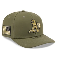 Men's New Era  Olive Athletics 2026 Armed Forces Day 9SEVENTY Adjustable Hat