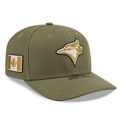 Men's New Era  Olive Toronto Blue Jays 2026 Armed Forces Day 9SEVENTY Adjustable Hat
