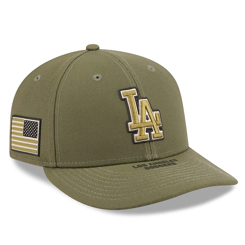 Men's New Era  Olive Los Angeles Dodgers 2026 Armed Forces Day Low Profile 59FIFTY Fitted Hat