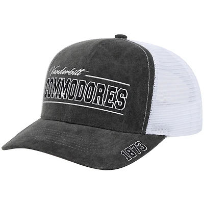 Unisex Colosseum  Gray Vanderbilt Commodores Billy 2400 Adjustable Trucker Hat
