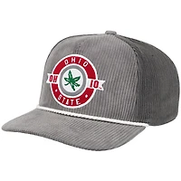 Men's Colosseum  Gray Ohio State Buckeyes Where's My Hat Podium Adjustable Trucker Hat