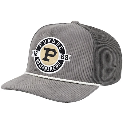 Men's Colosseum  Gray Purdue Boilermakers Where's My Hat Podium Adjustable Trucker Hat