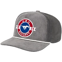 Men's Colosseum  Gray SMU Mustangs Where's My Hat Podium Adjustable Trucker Hat