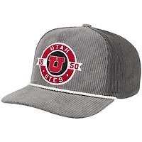Men's Colosseum  Gray Utah Utes Where's My Hat Podium Adjustable Trucker Hat