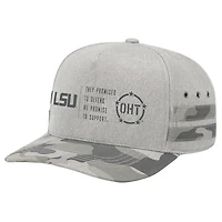 Unisex Colosseum  Gray LSU Tigers OHT Squad Podium Adjustable Hat