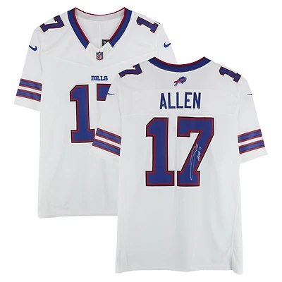 Josh Allen Buffalo Bills Autographed White Nike Vapor F.U.S.E. Limited Jersey