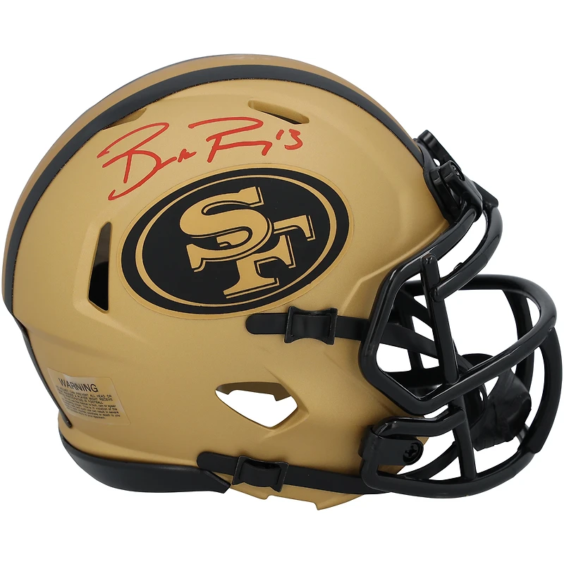Brock Purdy San Francisco 49ers Autographed Riddell Rave Speed Mini Helmet